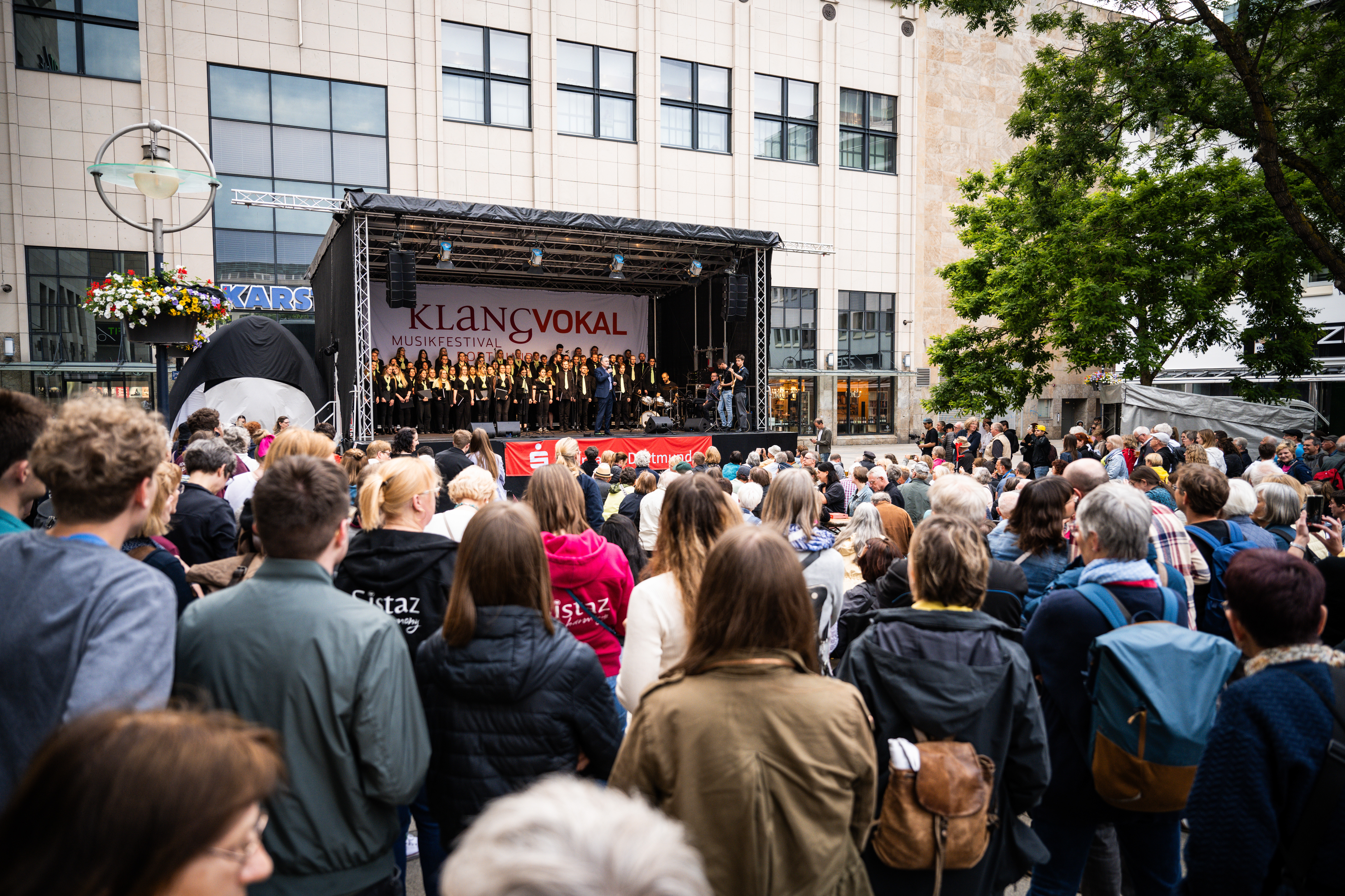 Eine Veranstaltung auf dem Alten Markt Dortmund