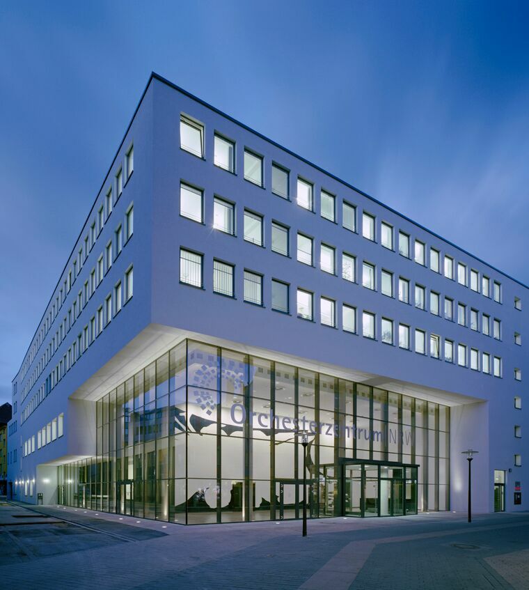 Außenansicht des Orchesterzentrums Dortmund